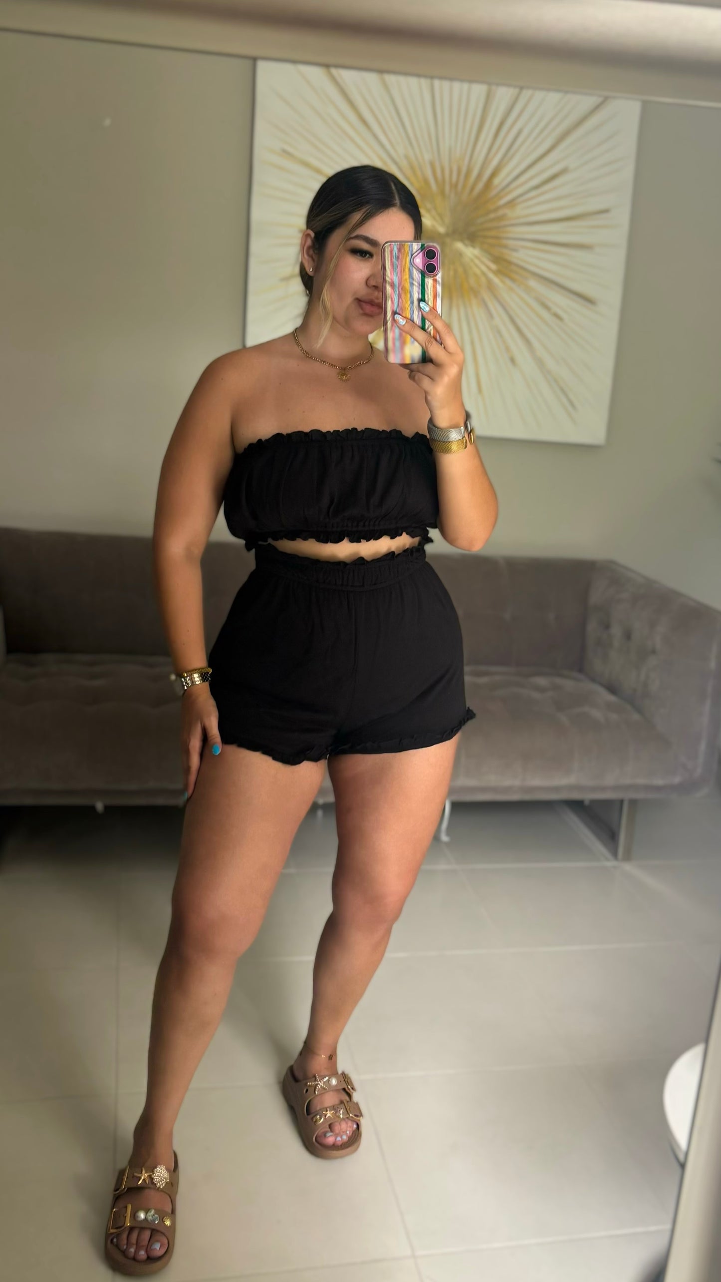 Solenne Short Set