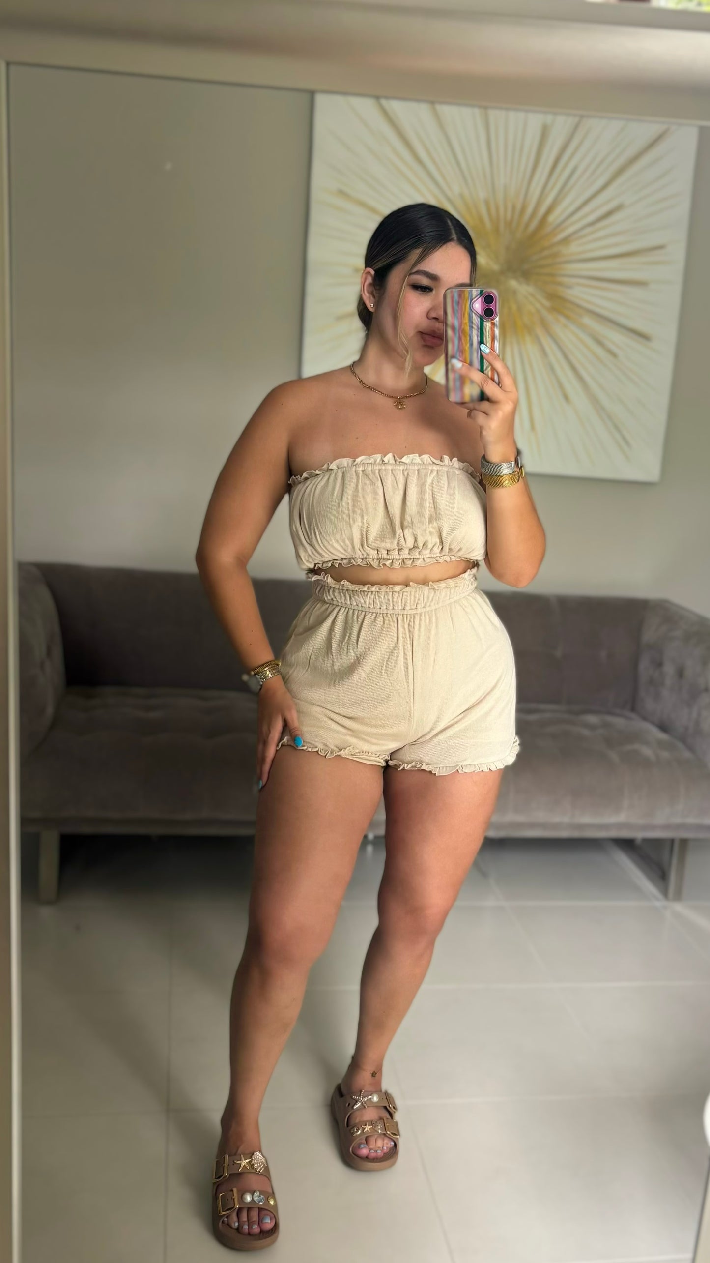 Solenne Short Set